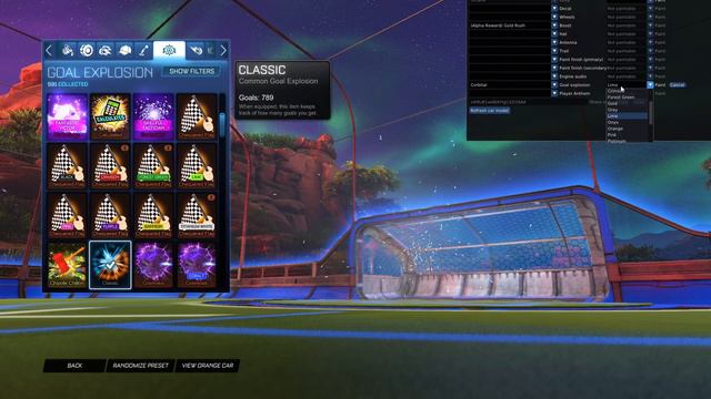 All Painted Corbital Goal Explosion In Rocket League! (Rocket League Accolade Series)