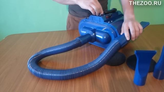 Двухмоторный компрессор (фен) для сушки шерсти Lan Tun 3200 с регулировкой скорости (обновленный)