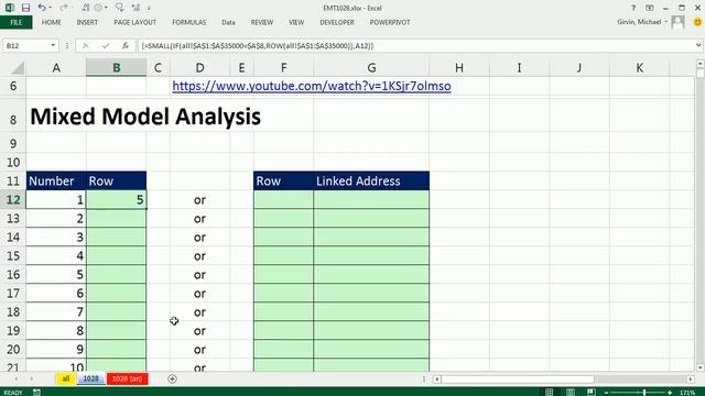 Excel Magic Trick 1028: Create Hyperlinks to Duplicate Text Titles In Column A On Different Sheet смотреть онлайн