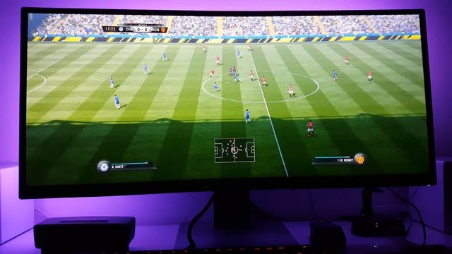 FIFA17 GAMEPLAY :{CHELSEA VS MU }ON Monitor Dell 34"U3415W Curved смотреть онлайн