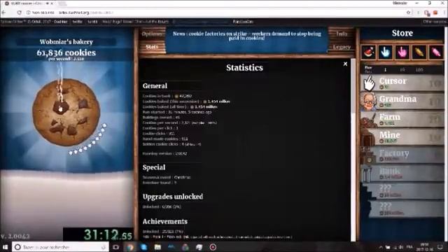 Road to All Achievements Cookie Clicker (Part 1) смотреть онлайн