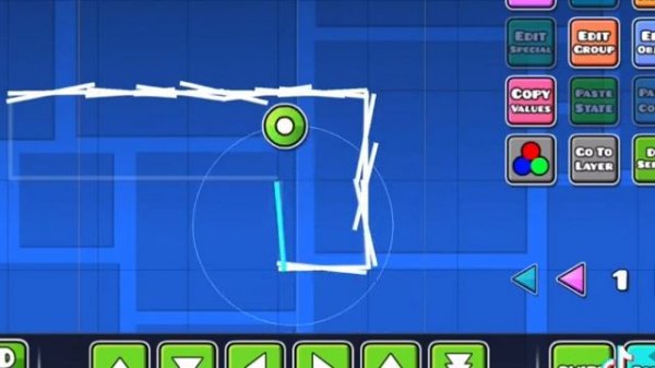 ?Тутор на черный стиль из crazy time в Geometry Dash?