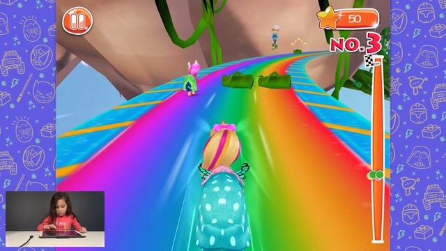 COCO PONY RAINBOW RACE | Video Games for Girls on LUCAS WORLD GAMING смотреть онлайн