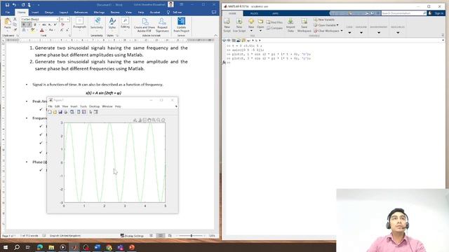 Sinusoidal (Sine) wave generation using Matlab смотреть онлайн
