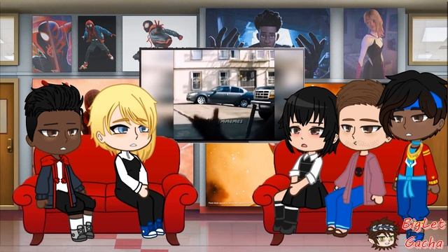 Spider-Verse React to Venom | Miles Morales Spiderman Across the Spiderverse | Full Video смотреть онлайн