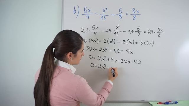 ECUACIONES DE SEGUNDO GRADO Con PARÉNTESIS Y FRACCIONES 📝 3 Ejercicios Resueltos