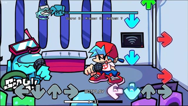 Cyanciand WIP - Cyan Impostor Gameplay - Music by ItzNixo - FNF Vs impostor v4 fanmade mod смотреть онлайн