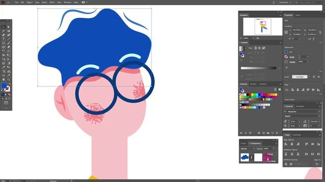 FREE ADOBE ILLUSTRATOR COURSE "FROM ZERO TO BEGINNER". Fifth tutorial. смотреть онлайн