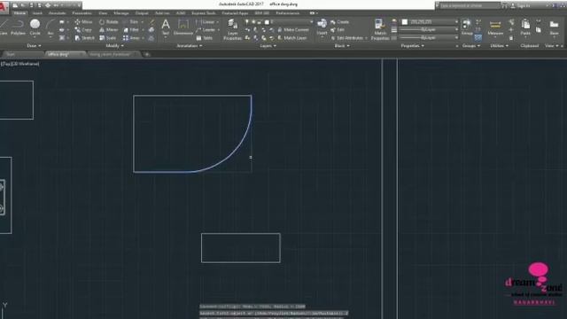 Creating a commercial office place by using AutoCAD softwareCreating by our "MDIAD" student "Neetu смотреть онлайн