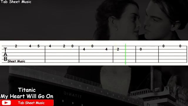 Titanic guitar tabs смотреть онлайн