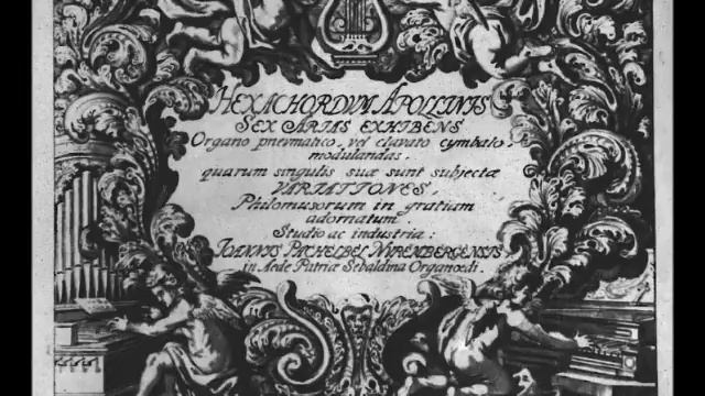 HEXACORDUM APOLLNIS - J.PACHELBEL ( Harpsichord )