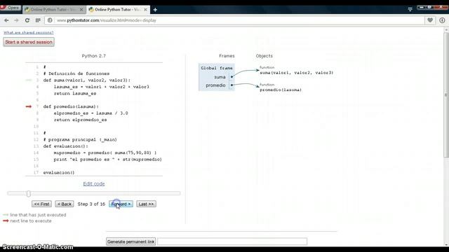 Video Final: pythontutor смотреть онлайн