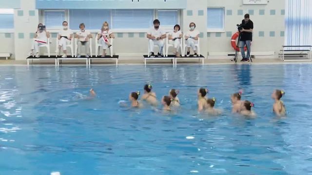 Artistic swimming Синхронное плавание Первенство России 03.04.21 Сборная МГФСО до 13 лет Комби смотреть онлайн