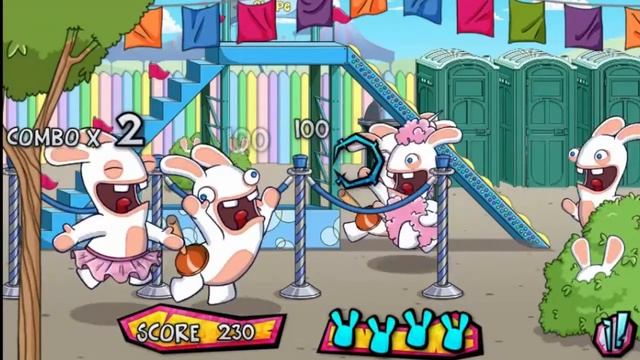 [Rabidds İnvasion #1] Rabbids Flash Game Rabbids Raid Game I Level 1 - 2 - 3 смотреть онлайн
