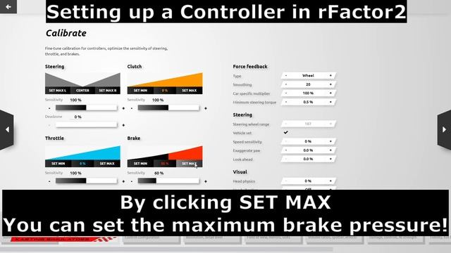 How to setup your Steering Wheel and Pedals in rFactor 2 and KartSim смотреть онлайн