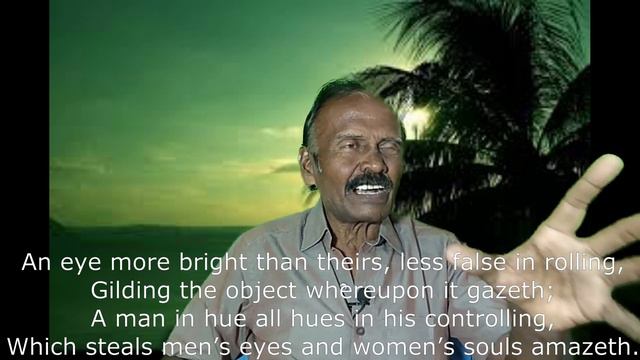 William Shakespeare's Sonnet - 20 / in Tamil / Bharth Ravindrn / Bharath Academy смотреть онлайн