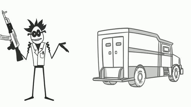 Доктор Гнус _ Ограбление Инкассации. Бронированный авто ( Анимация ).mp4 смотреть онлайн