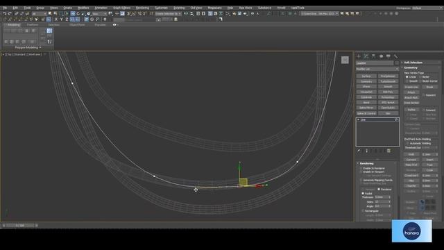 Flexible cable create using Spline Ik control and Skin modifier in 3ds max | Hanora 3D смотреть онлайн