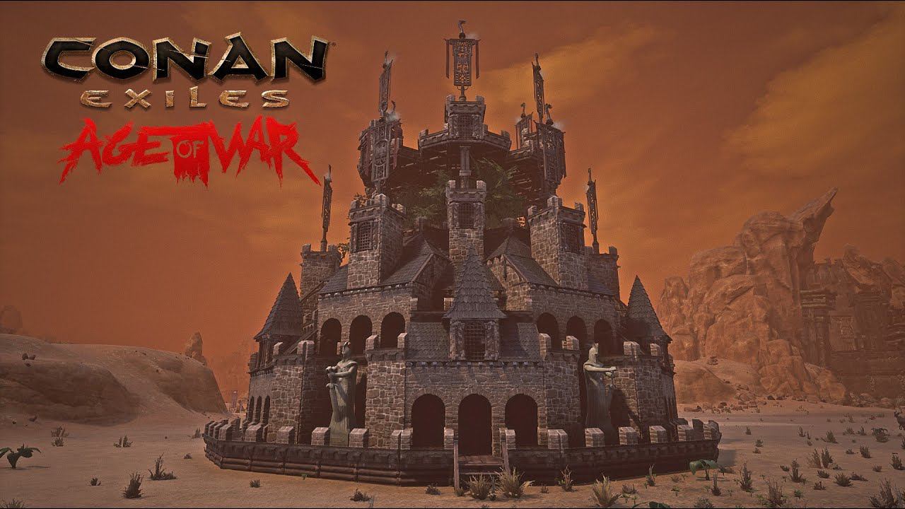 How To Build A Base Around The Tree [ timelapse ] - Conan Exiles Age of War смотреть онлайн