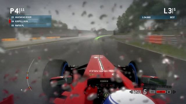 F1 2013 Multiplayer Gameplay (Monza Rain) [PC] смотреть онлайн