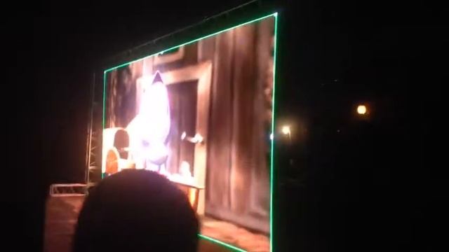 Переносной светодиодный экран из модулей Р-10 смотреть онлайн