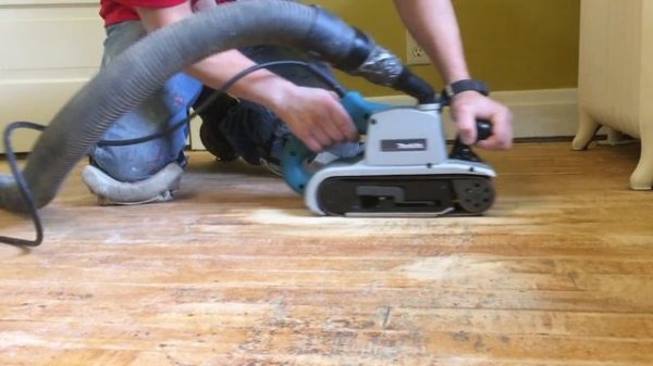 makita 9403 test hardwood floor maple