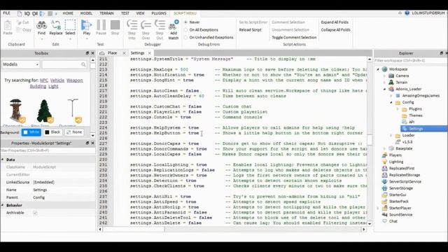 How to remove Adonis Loader help icon | Roblox смотреть онлайн