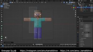 Курс Майнкрафт в Blender 3D. Урок 1. Моделирование