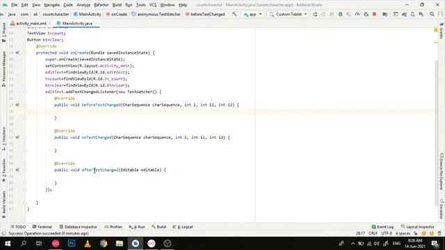 How to Count Character of Edit Text in Android Studio. смотреть онлайн