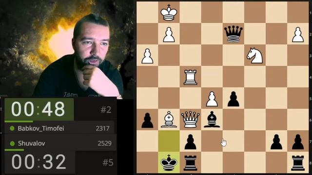 Играю против Королевского гамбита. Смогу ли сдержать атаку? смотреть онлайн