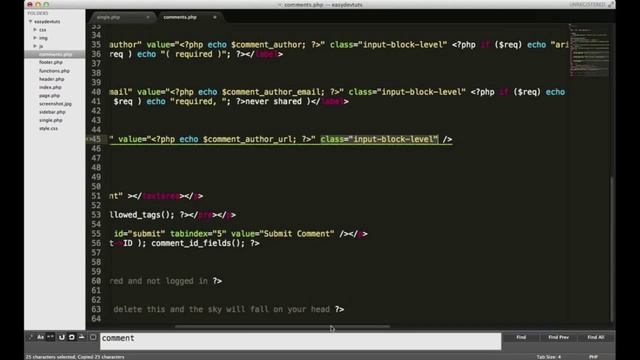 Wordpress Development Tutorials - pt 11: HTML CSS to Theme - twitter bootstrap comment section смотреть онлайн