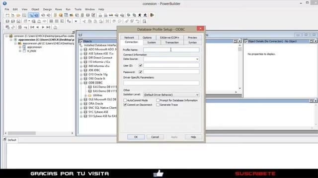 Curso de Programacion Power Builder #10 conexion base de datos SQL Server смотреть онлайн