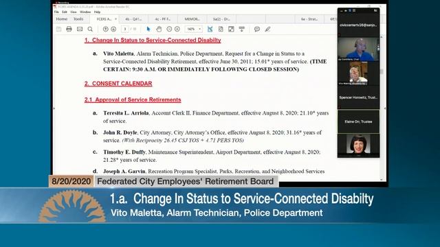 AUG 20, 2020 | Federated City Employees' Retirement Plan Board смотреть онлайн