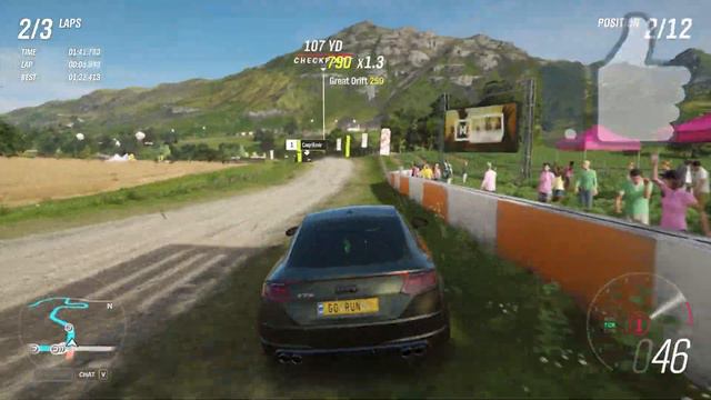 FORZA HORIZON 4 GREENDALE FOOTHILLS SCRAMBLE Dirt Racing Series AUDI TTS Car смотреть онлайн
