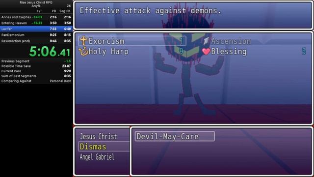 Rise Jesus Christ RPG in 9:25 (WR) смотреть онлайн