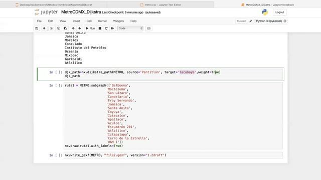 Implementación Algoritmo Dijkstra - Python, Networkx, Gephi смотреть онлайн