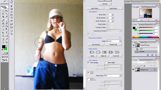 Liquify Girl В данном видео уроке мы прибавим килограммов худенькой девушке смотреть онлайн