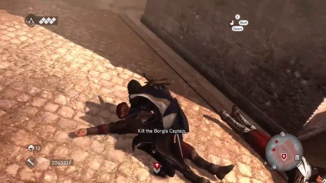 HOW TO 100% sync Assassin's Creed Brotherhood - Throw the Borgia Captain into the scaffold to kill. смотреть онлайн