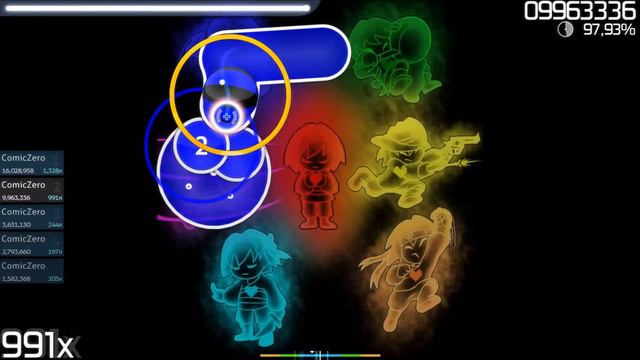 Стрим Osu! Все саундтреки из андертейл. смотреть онлайн