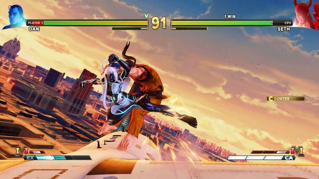 Street Fighter 5 | Dan Vs Seth | PS5 Gameplay 4K #sfv