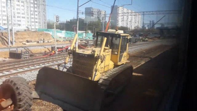 МЦД-1. Кунцево - Славянский Бульвар. Текущее строительство на 28.04.2019 - во время окна смотреть онлайн