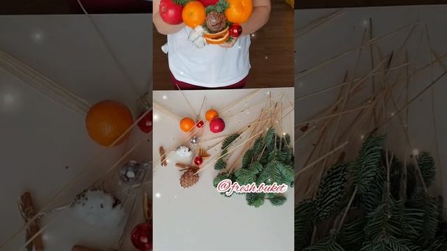 Как сделать рождественский букет смотреть онлайн