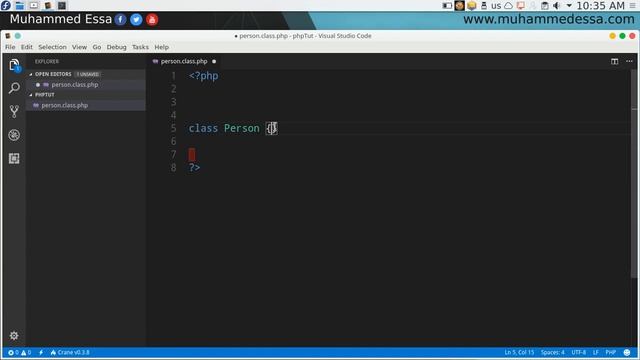 6 Classes in PHP define & create смотреть онлайн