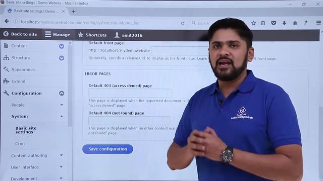 Drupal Basic Site Settings смотреть онлайн