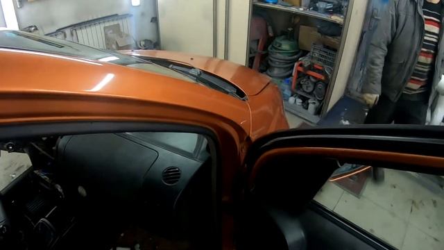 Замена радиатора печки на Шевроле Авео (Chevrolet Aveo) со снятием торпеды смотреть онлайн