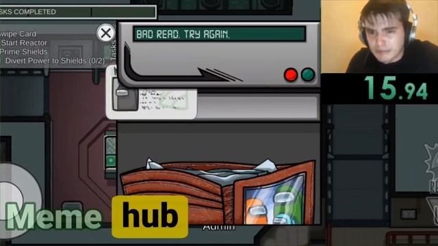 amogus swipe card speedrun смотреть онлайн