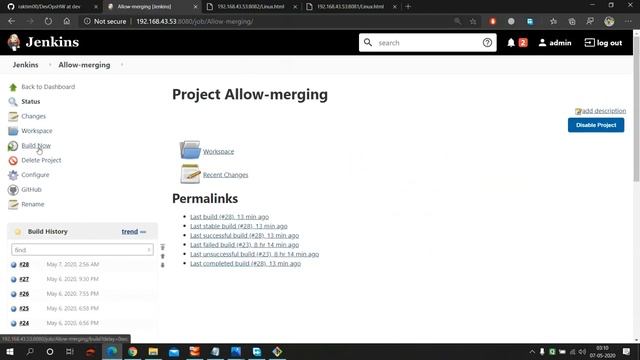 CI/CD Workflow using Git, Jenkins & Docker (Part-1) || Raktim Midya смотреть онлайн