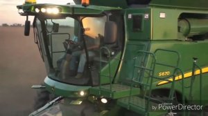 Принцип работы ротора S серии комбайнов John Deere.