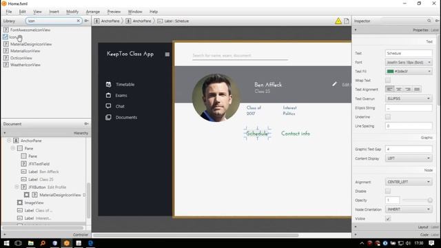 JavaFX UI - Class Application Example смотреть онлайн