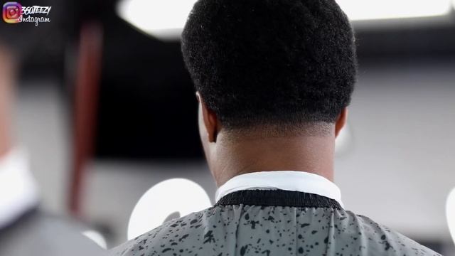 SELFCUT TUTORIAL: HIGH TAPER NAPPY FRO SPONGE CURL: смотреть онлайн
